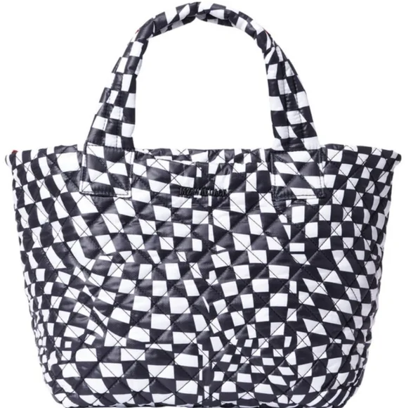 MZ WALLACE Small Metro Tote Deluxe, Checkerboard - Picture 3 of 13